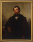 Oil on Canvas, Portrait of a Man, Joseph Ames