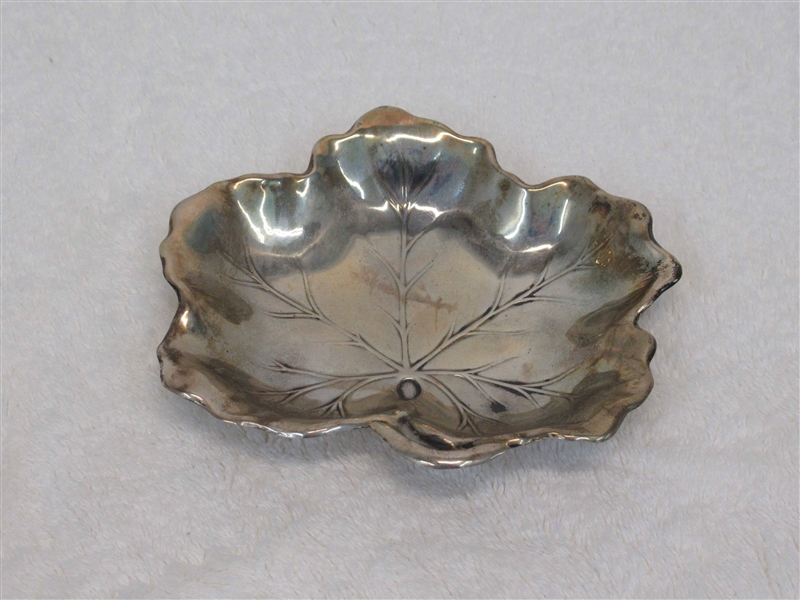 Reed and Barton Sterling Silver Leaf Form Dish