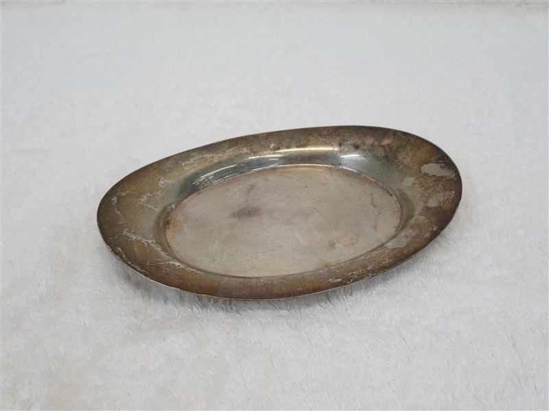 Poole Sterling Silver Oval Tray