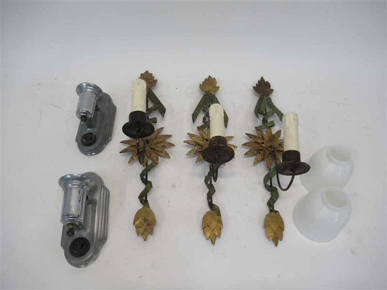 Pair of Art Deco Style Wall Sconces