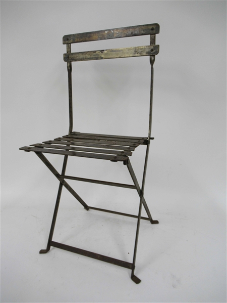 Set of 4 Modern Steel Folding Chairs
