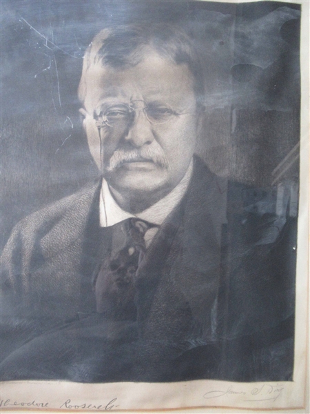 Theodore Roosevelt and Thomas Johnson Engravings
