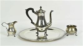 Currier & Roby Sterling Silver Coffee Service