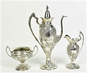Dominick & Haff Sterling Silver Coffee Service