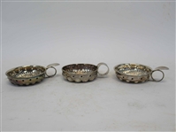 3 Silver Wine Tasting Cups