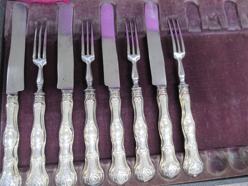 Continental Silver Handled Partial Fruit Set