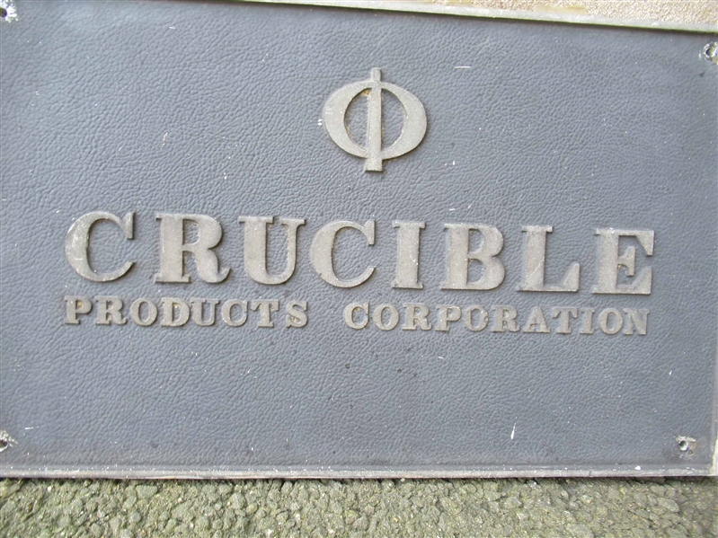 Crucible Products Corporation Sign 
