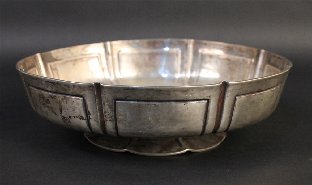 Edwardian Silver Centerpiece Bowl