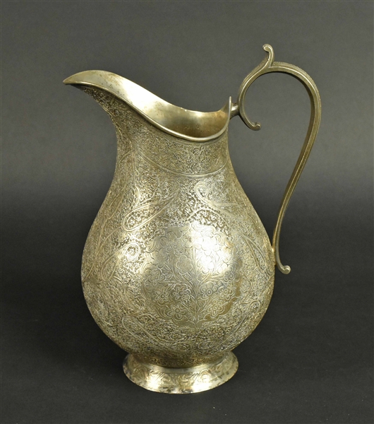Persian Silver Pitcher