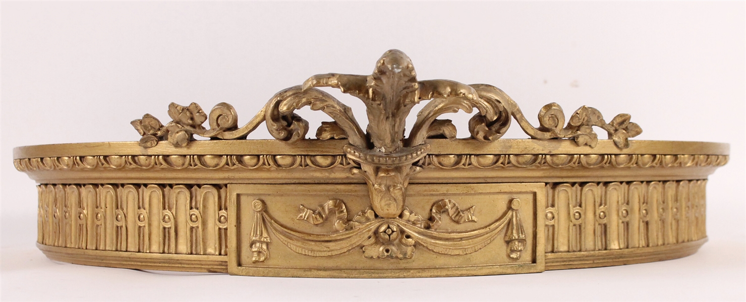 Louis XVI Style Giltwood Bed Crown
