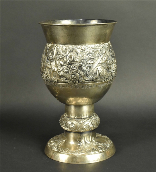 Moller Norwegian Silver Large Standing Cup