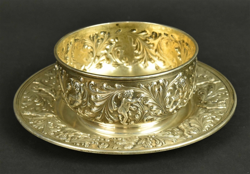 Theodore Starr Sterling Silver Childs Bowl,Plate