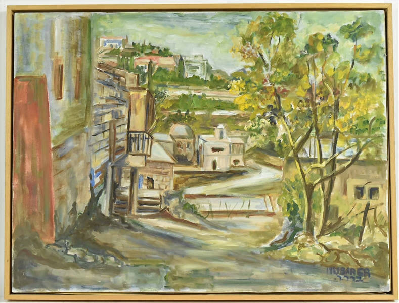 Oil on Canvas, Impressionistic Street Scene