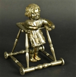 Asian Export Parcel Gilt Silver of Child