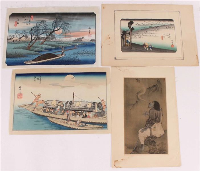 Four Color Japanese Woodblock Prints