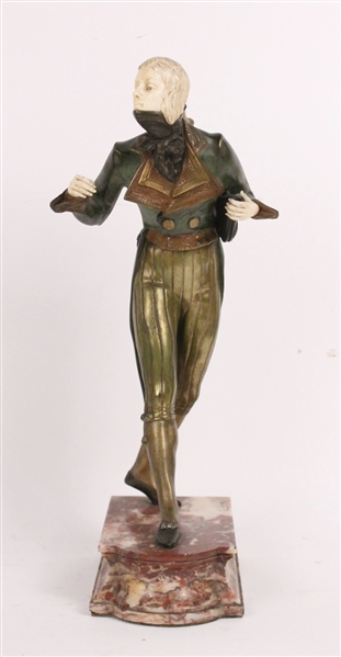 Patinated Bronze Figure of a Dandy