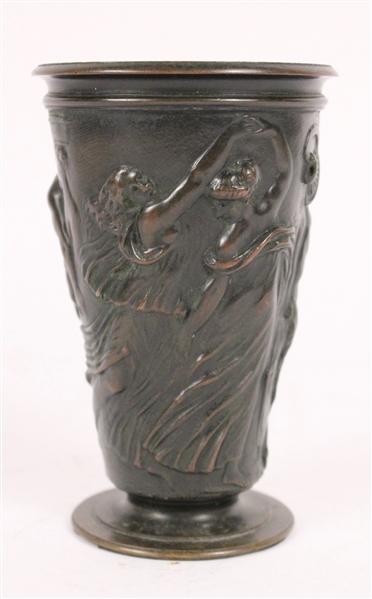 Neoclassical Style Bronze Vase