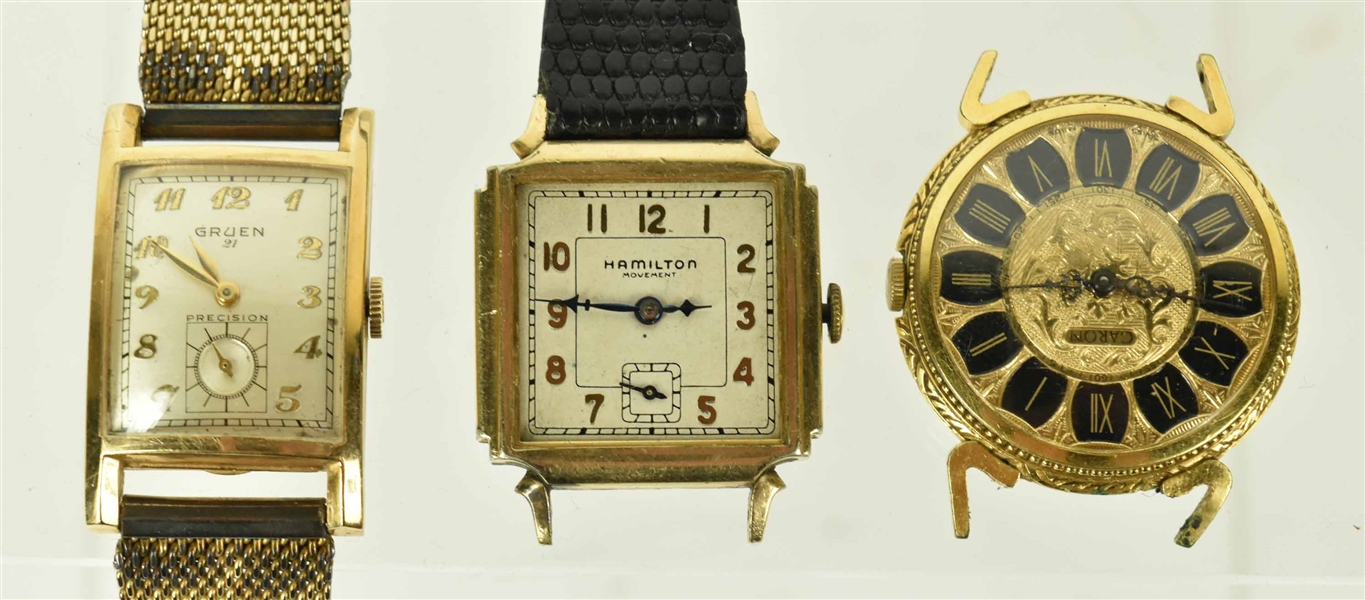 Gruen 14K Yellow Gold Wristwatch
