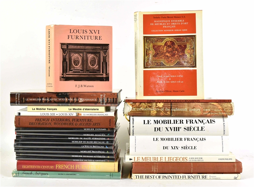 Twenty-Three Books on French Furniture & Antiques