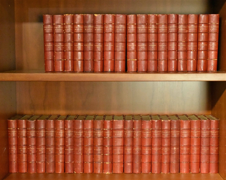 Thirty-Nine Volumes of Charles Lever Books