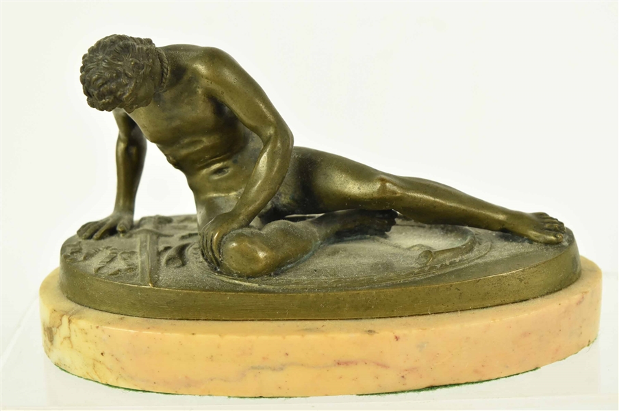 Bronze Recumbent Nude Sculpture