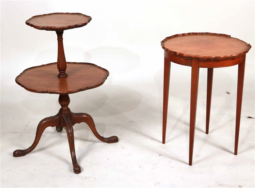 Two Mahogany Side Tables