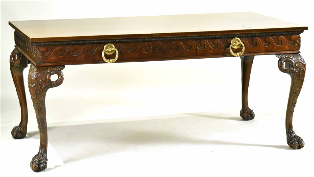 Regency Style Mahogany Bird-Leg Center Table