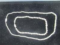 Two Graduated Cultured Pearl Necklaces