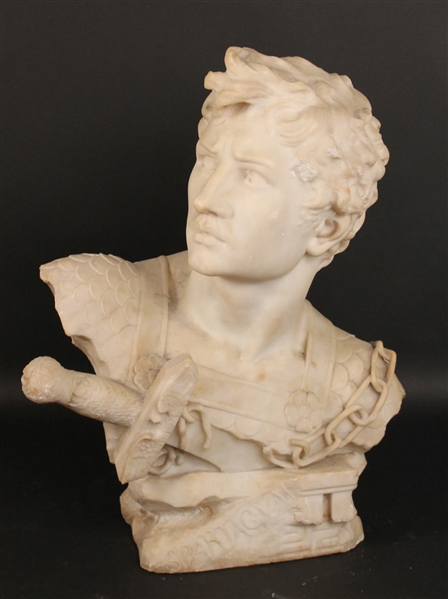 Alabaster Bust of Spartacus
