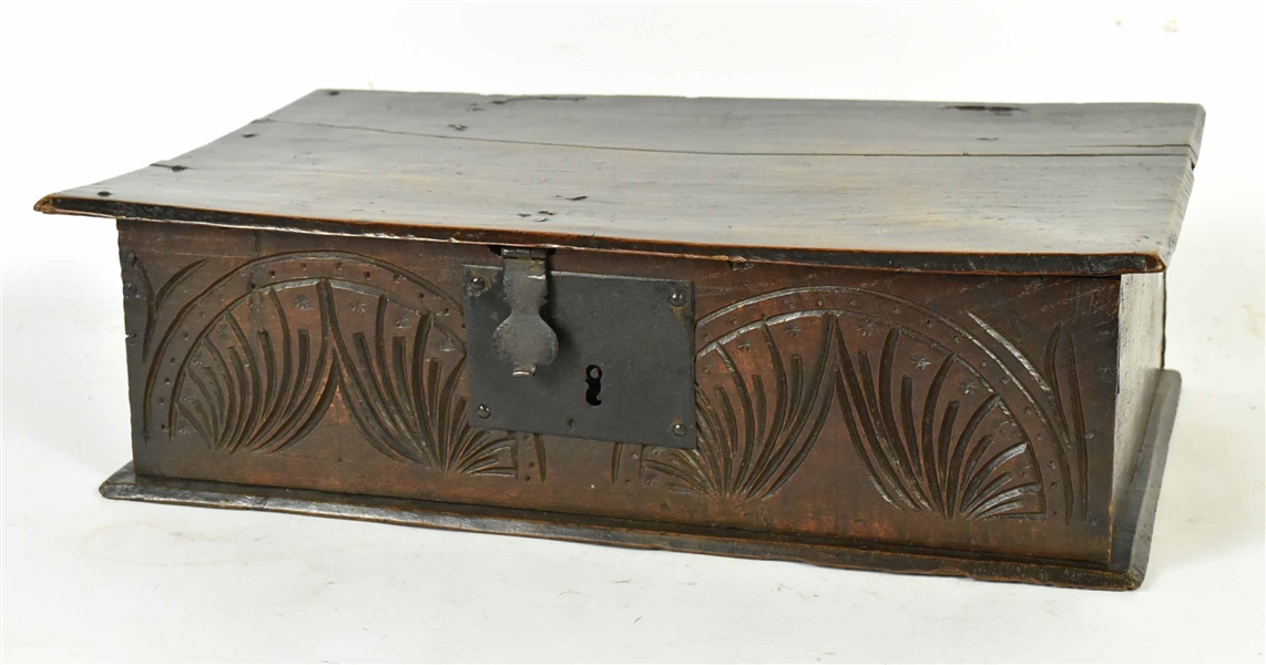 Baroque Carved Oak Document Box