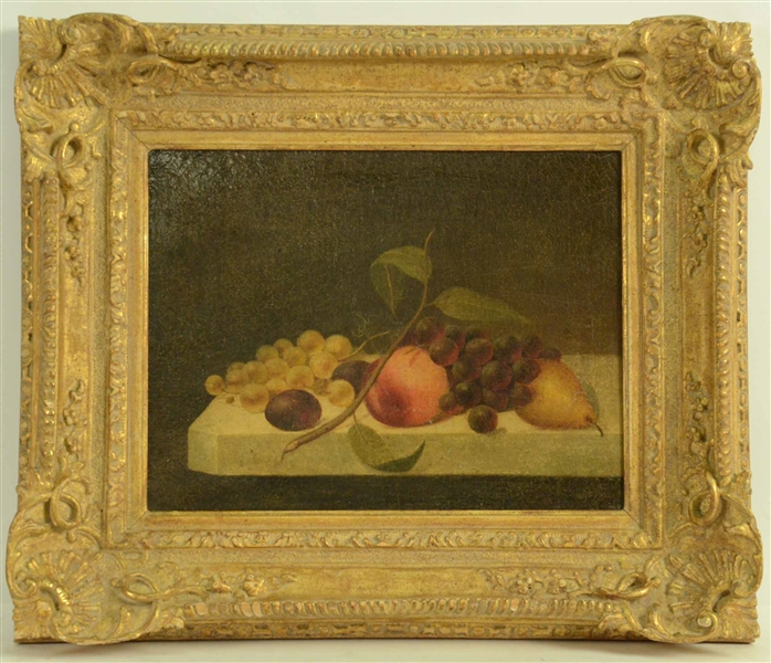 Oil on Canvas, Still Life with Fruit