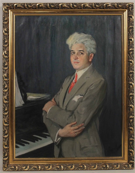 Oil on Canvas, Portrait, Edward A. Cucuel