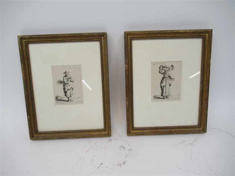 2 Engravings From Associated American Artists