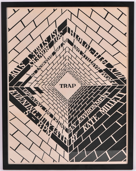 Poster for Kate Millets Environmental Work Trap