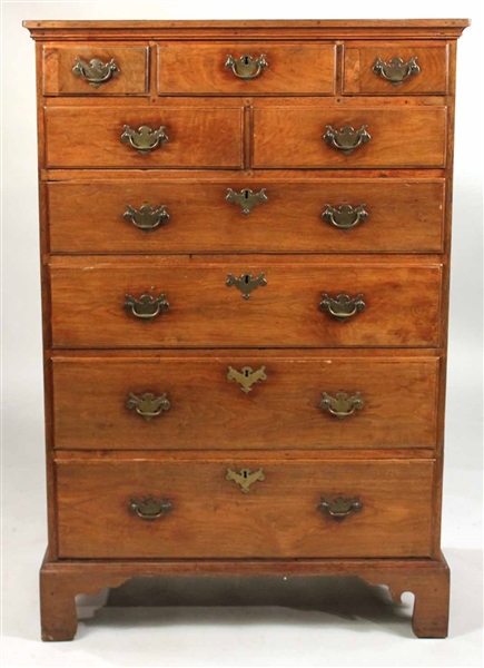 Federal Walnut Tall Chest of Drawers