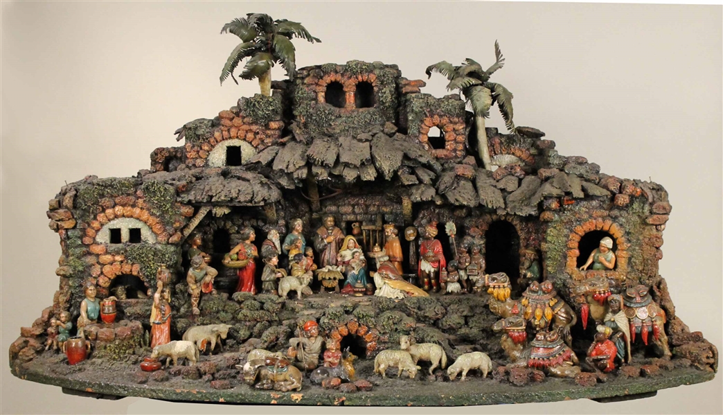 Diorama of a Nativity Scene