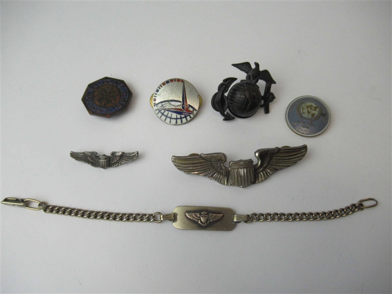 Sterling Silver WWII Military Wings