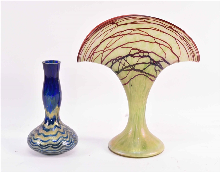 Two Austrian Loetz Glass Vases