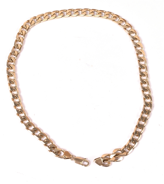 14K Yellow Gold Curb Link Necklace