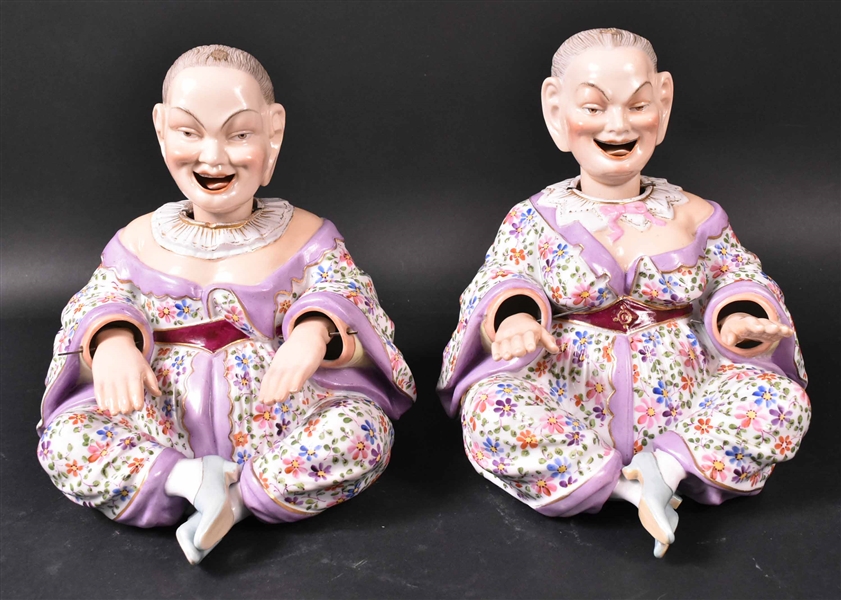 Two German Porcelain Nodder Figures