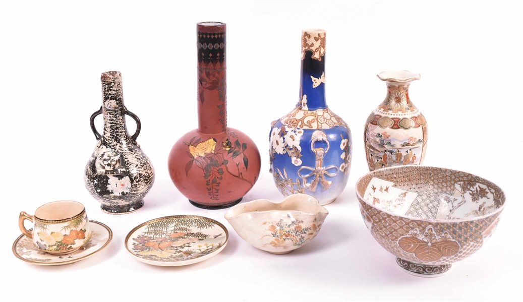 Nine Pieces of Japanese Porcelain