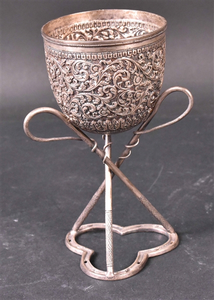 Indian Silver Standing Cup