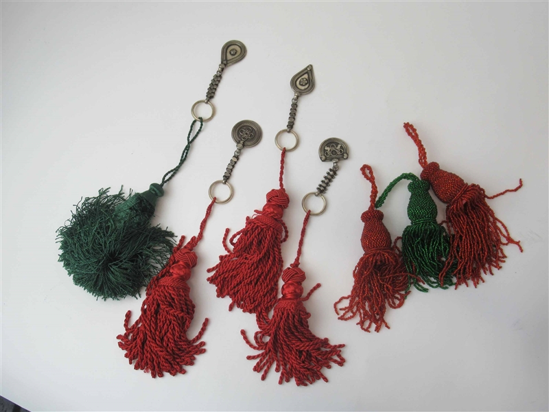 Four Assorted Hanging Tassels
