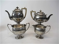 Four Piece English Silver Tea & Coffee Service