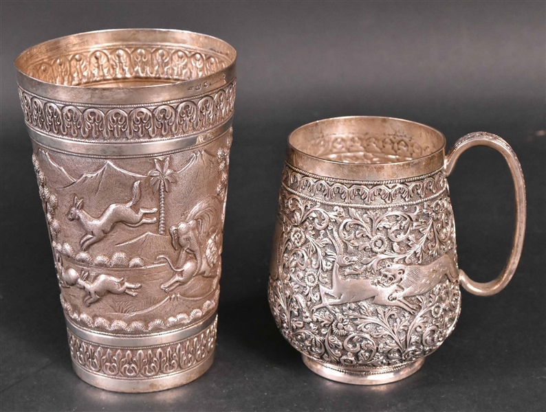 Indian Silver Vase