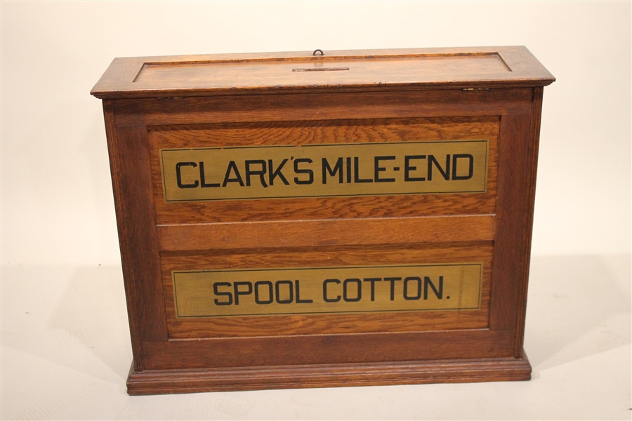 Oak Spool Cabinet/Ballot Box
