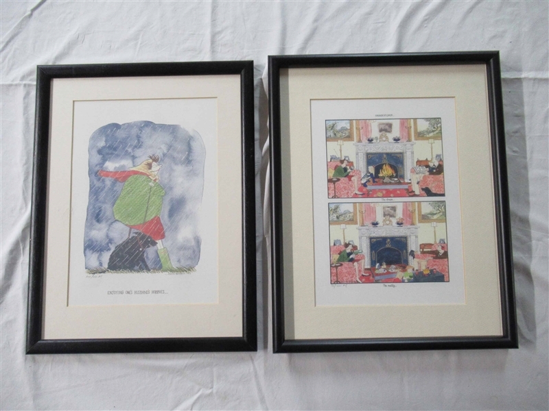 Two Cartoon-Style Prints, Annie Tempest
