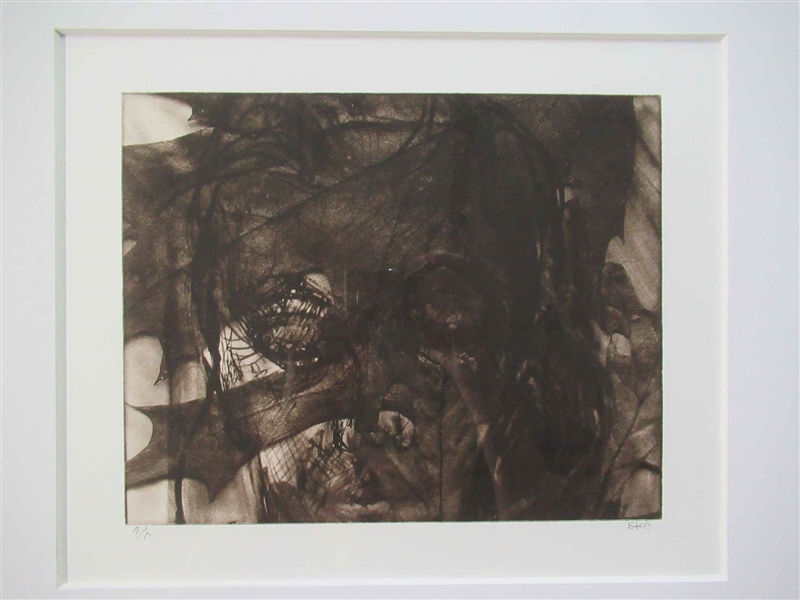 Eko Etching of Womans Face