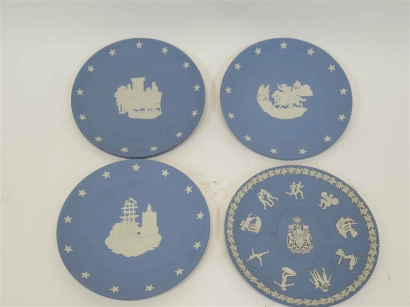 Three Wedgwood American Independence Plates
