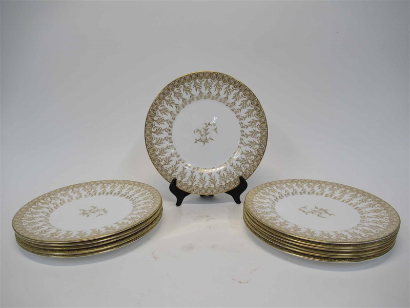 Set of Five Royal Worchester Dinner Plates